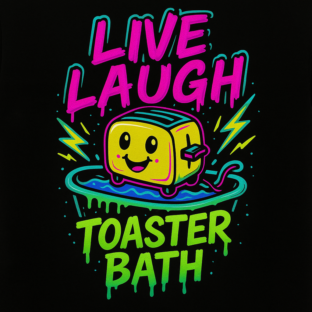 Live, Laugh, Toaster Bath