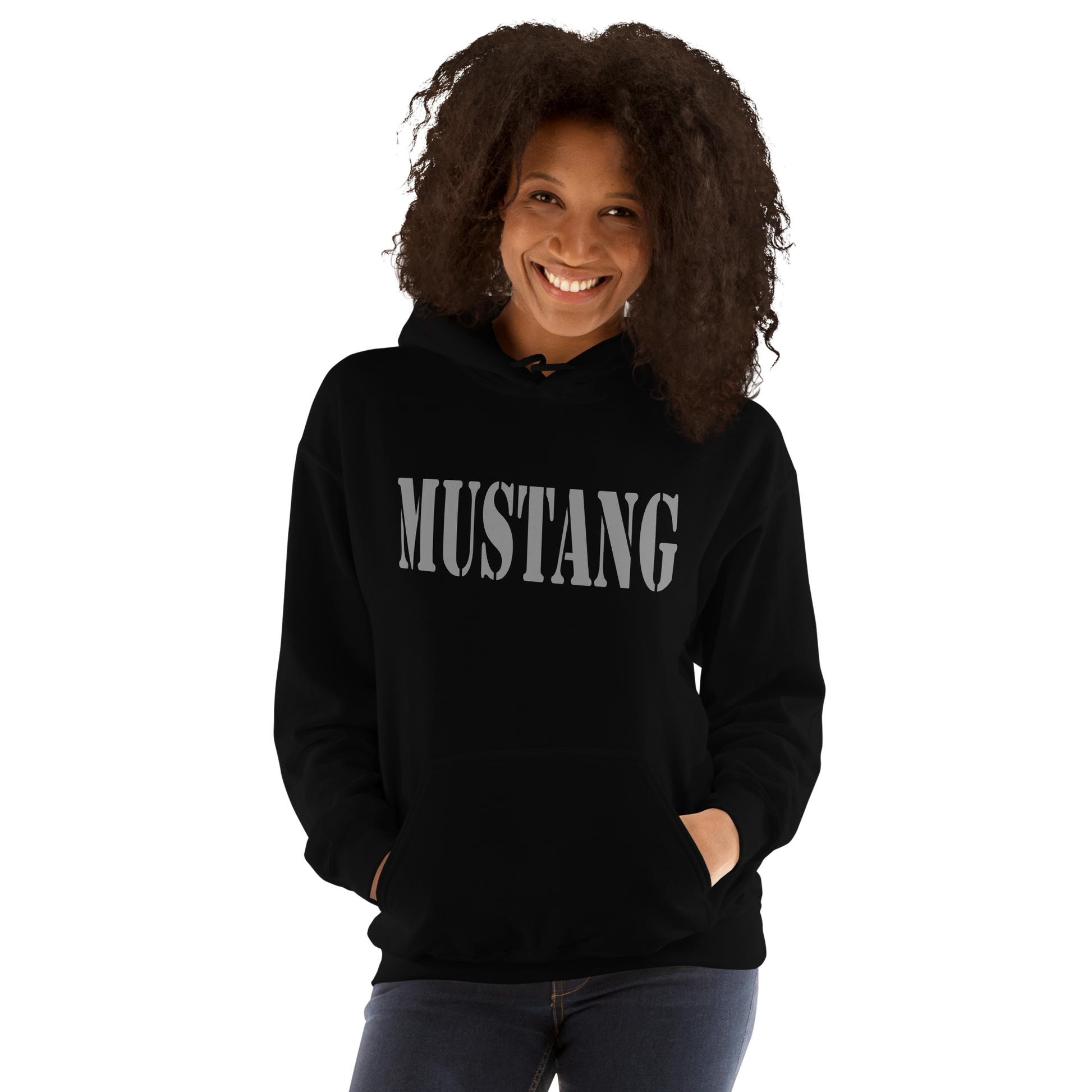 Mustang OC/T Hohenfels Germany Hoodie | Military Unit Pullover | Heavy Blend Black Hoodie SNAFU Customs