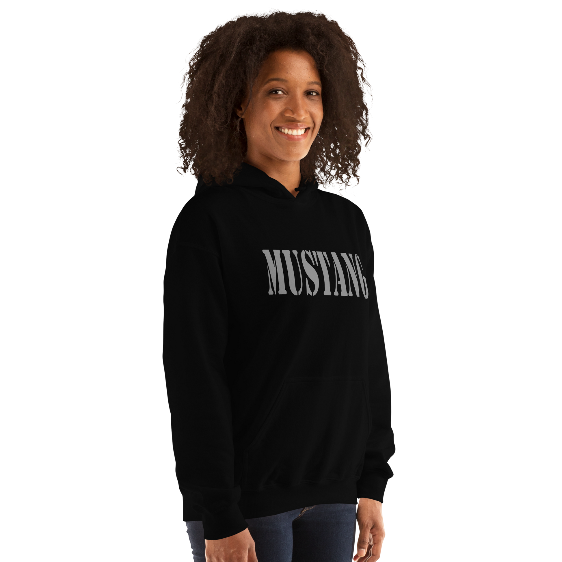 Mustang OC/T Hohenfels Germany Hoodie | Military Unit Pullover | Heavy Blend Black Hoodie SNAFU Customs